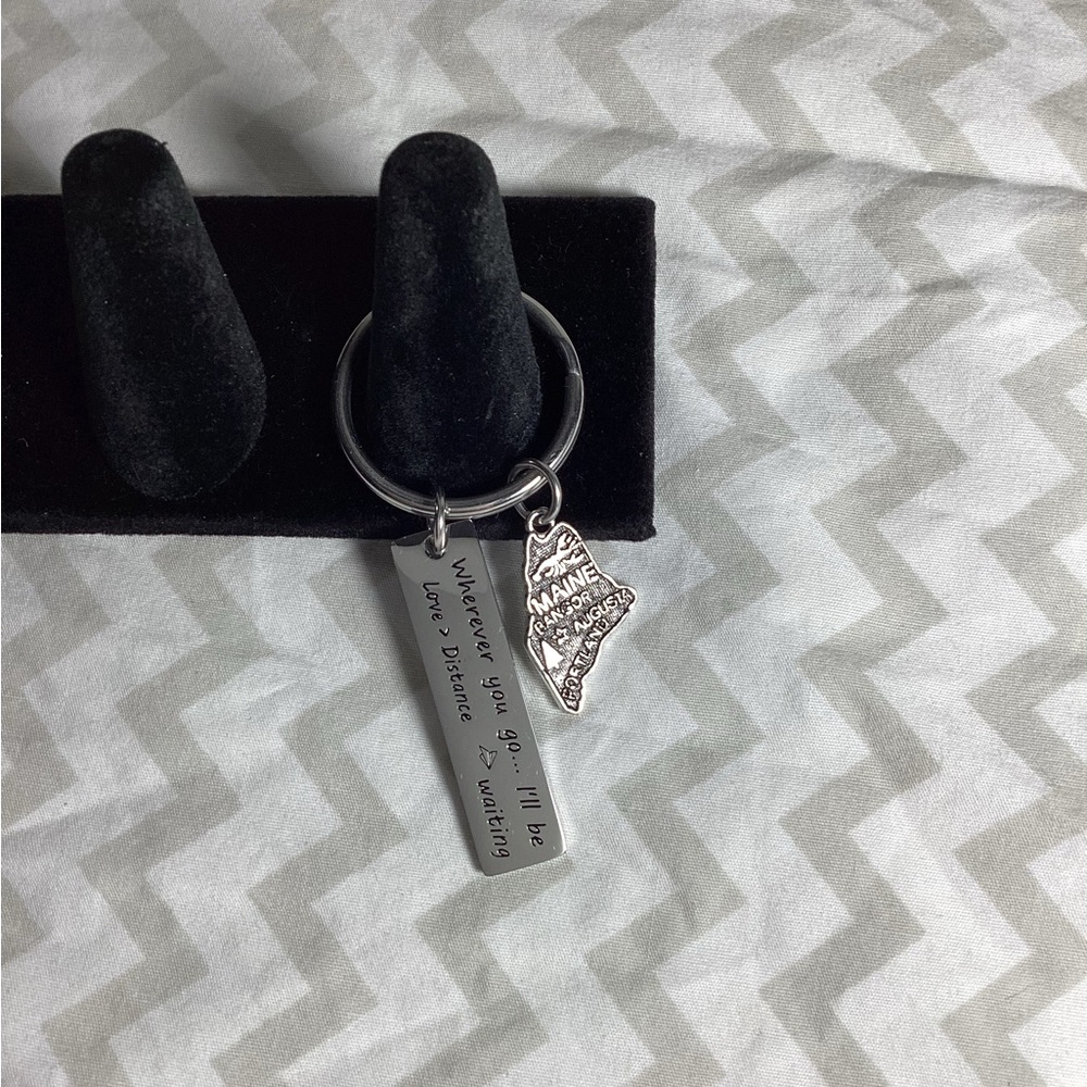 Maine Long Distance Keychain